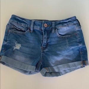 Denim shorts